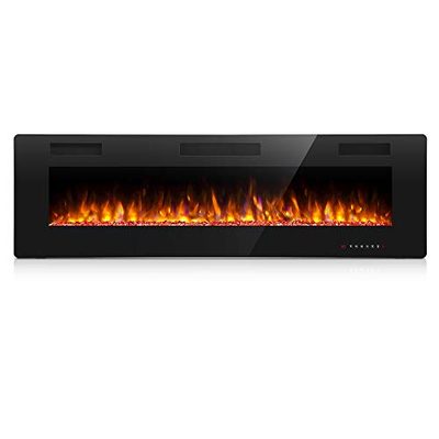 Antarctic Star 36-Inch Electric Fireplace, Recessed or Wall Mounted