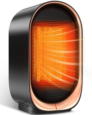 KIDEE Compact Portable Space Heater with Overheat & Tip-Over Protection